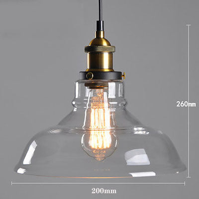 Nordic Retro Minimalist Glass Chandelier