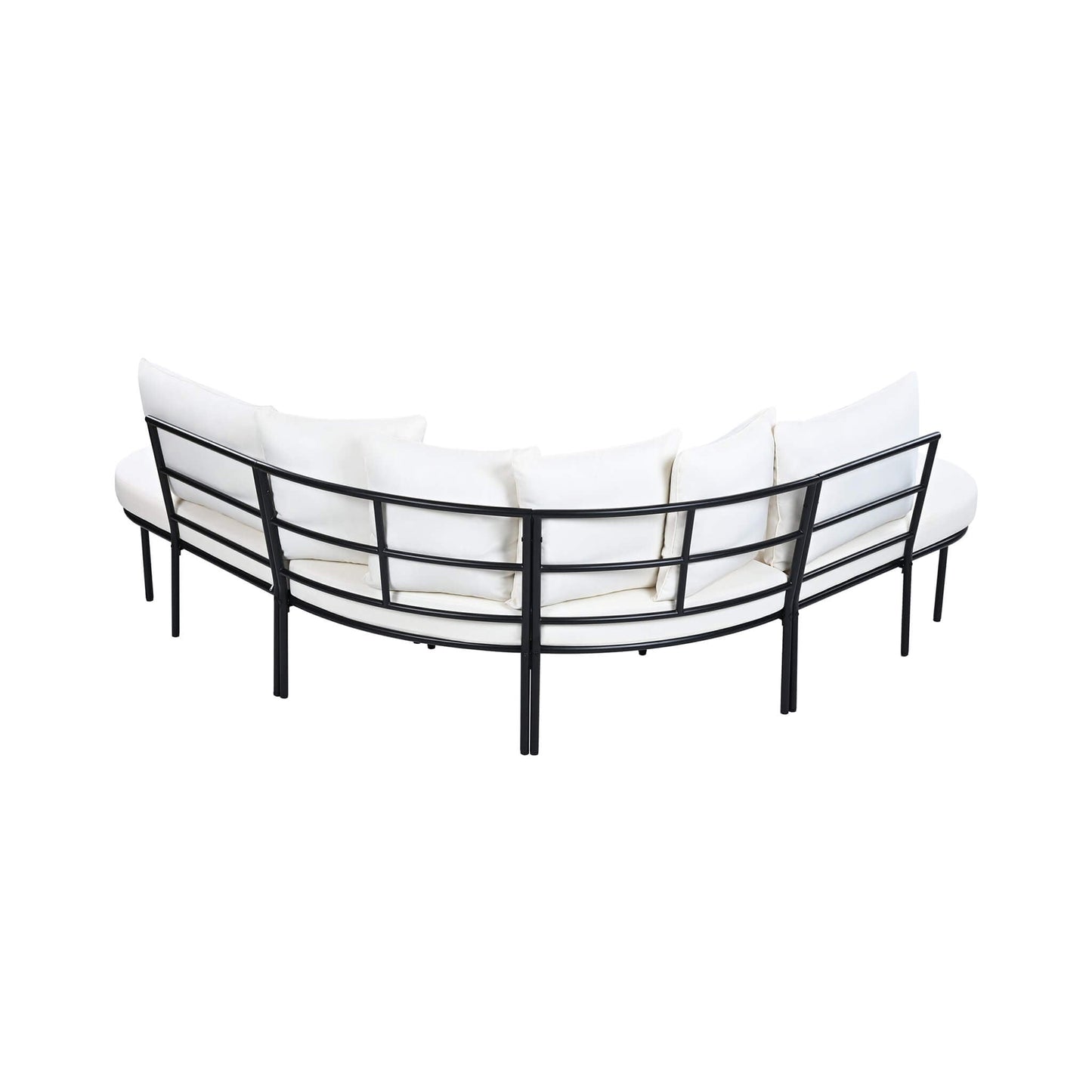 Alora Premium Half-Moon All-Weather Outdoor Furniture Set