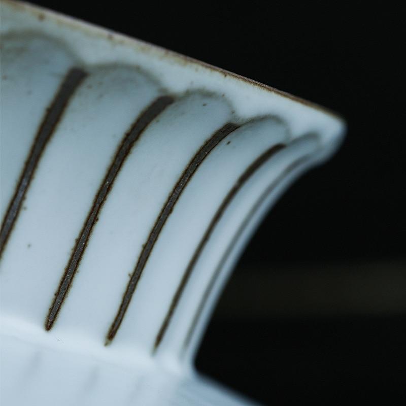 Fluted Ceramic Cake Stand