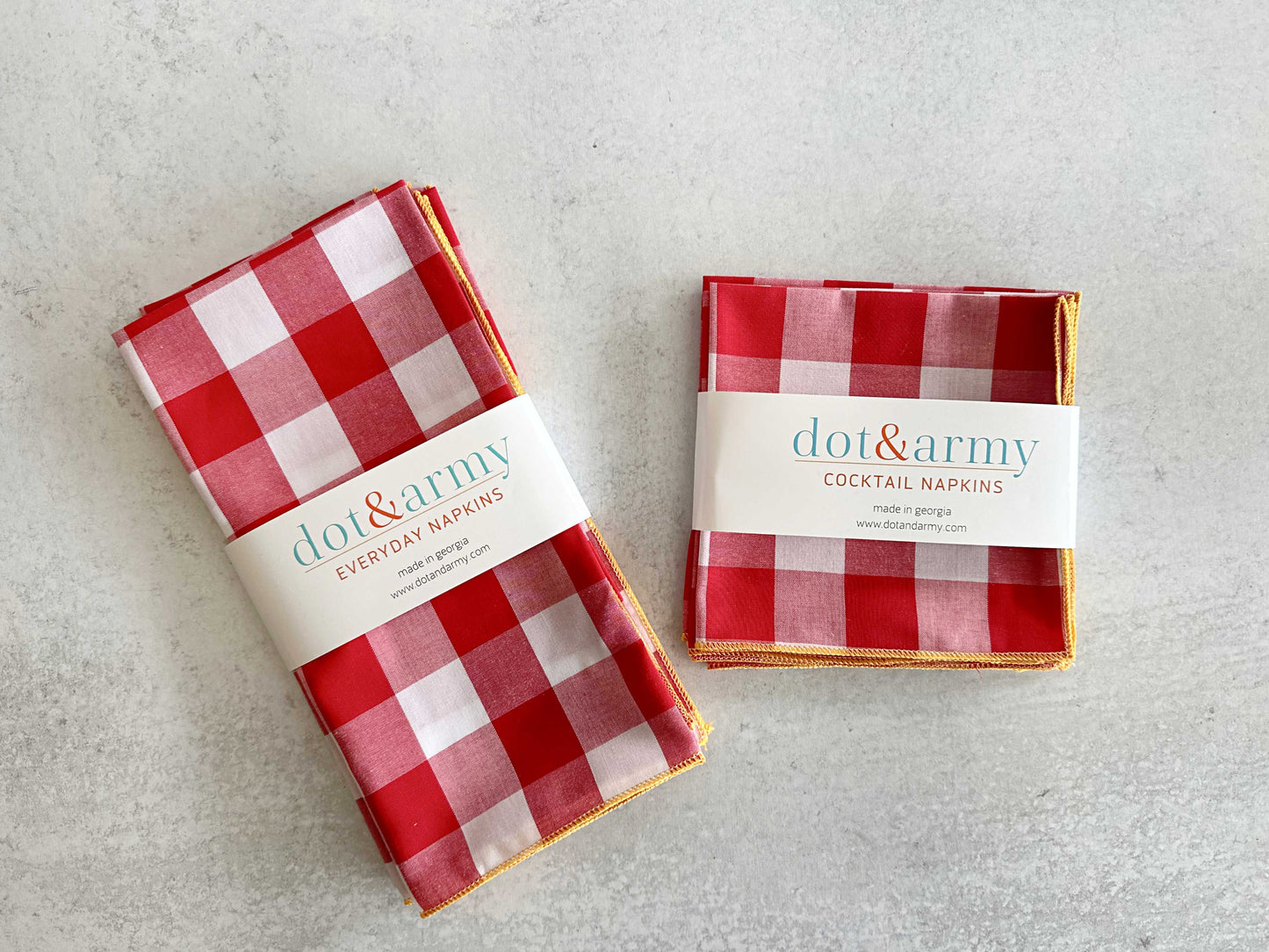 Buffalo Check Cloth Napkins