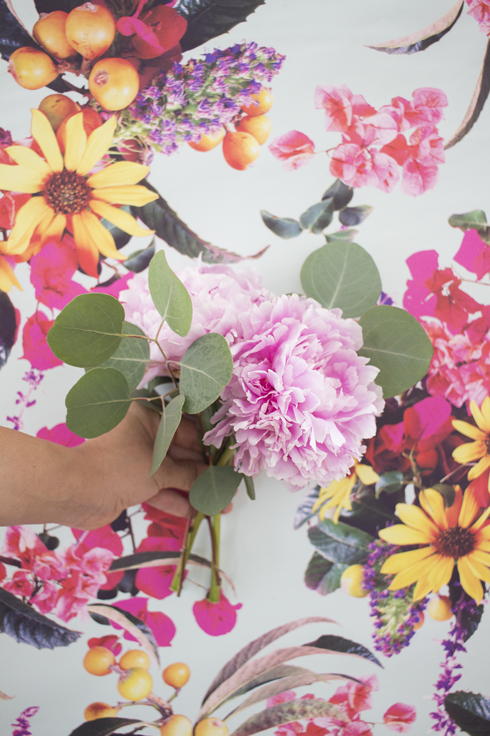 Springtime Wallpaper | pink & blue