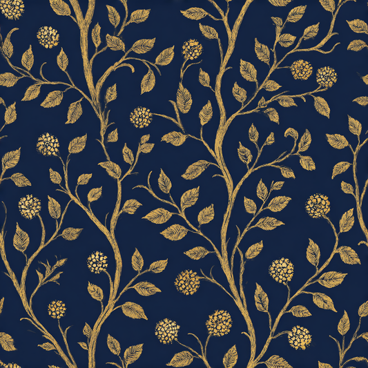 Orangerie Bleu Wallpaper