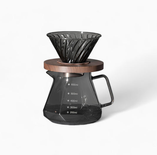 Nordé Coffee Brewing V60 Set with Walnut Wood Holder
