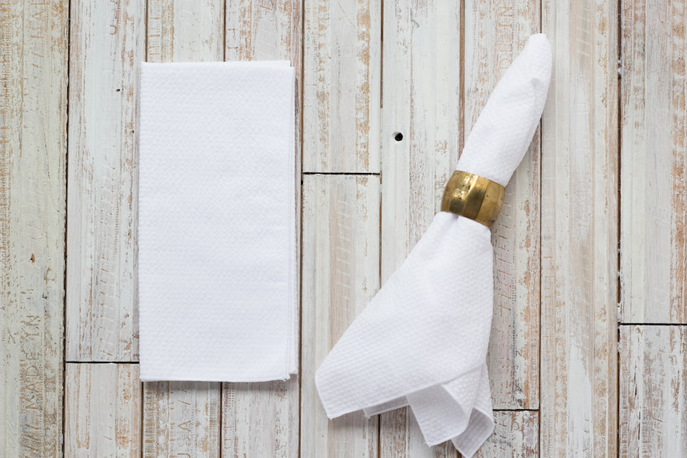 Grove Seersucker Dinner Napkins