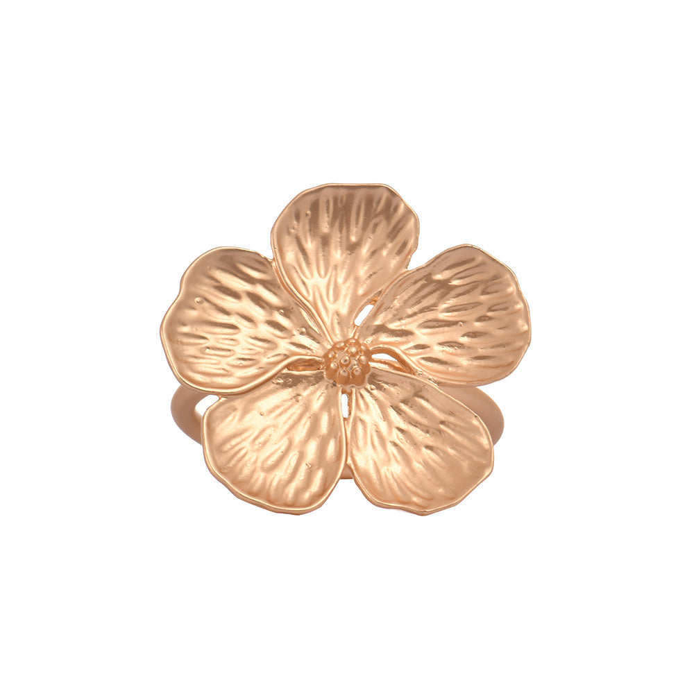 Gold Botanical Napkin Ring