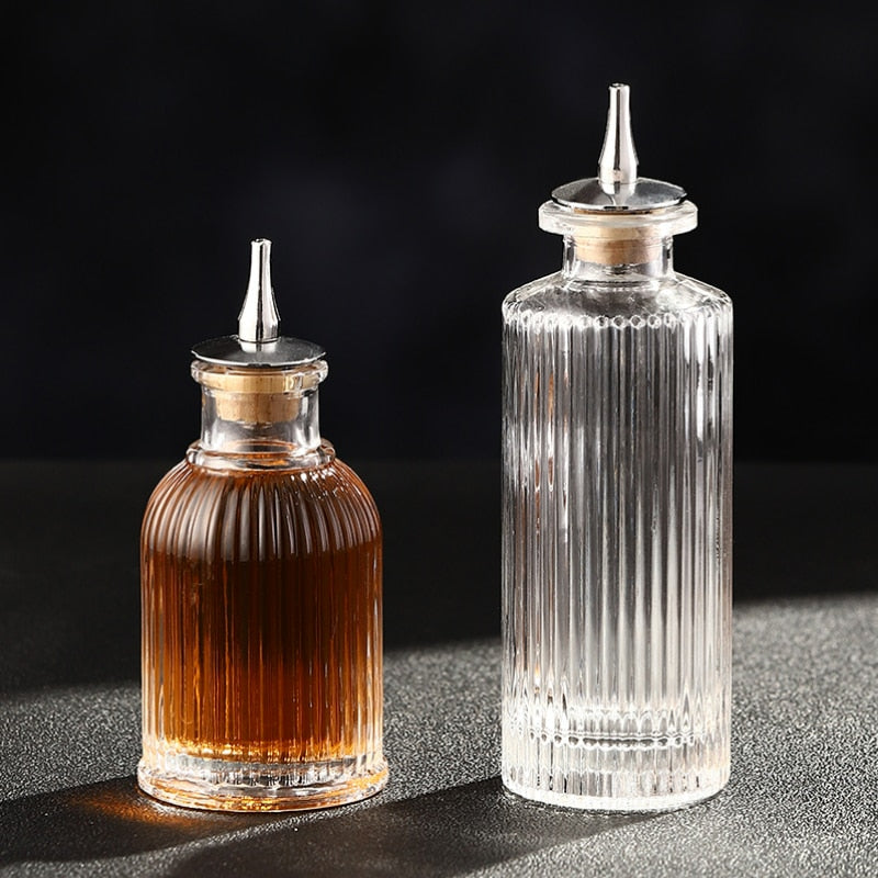 Evoska Cocktail Bitters Bottle Vintage Glass