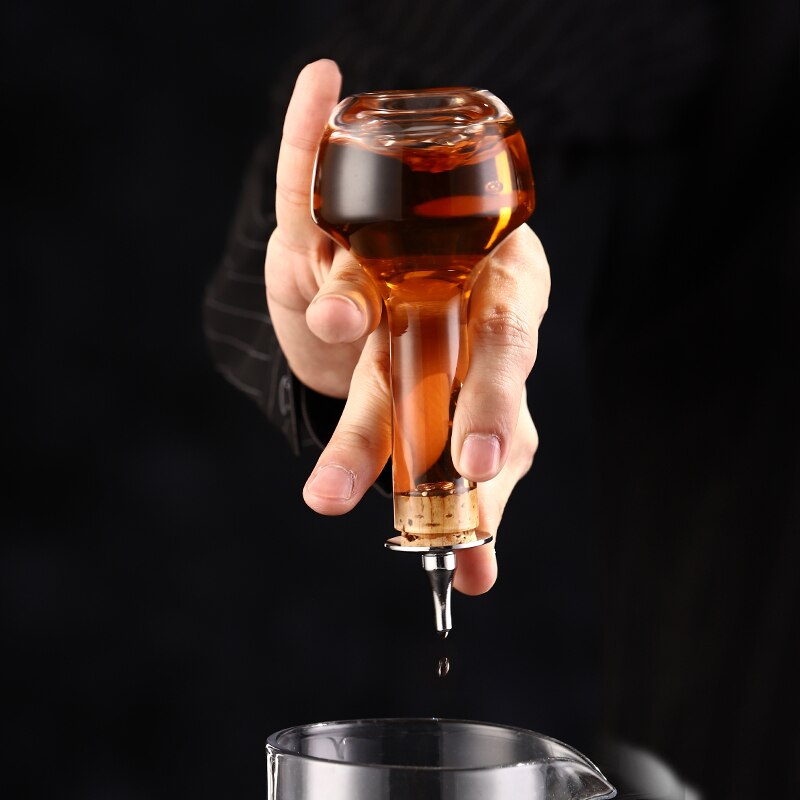 Evoska Cocktail Bitters Bottle Vintage Glass