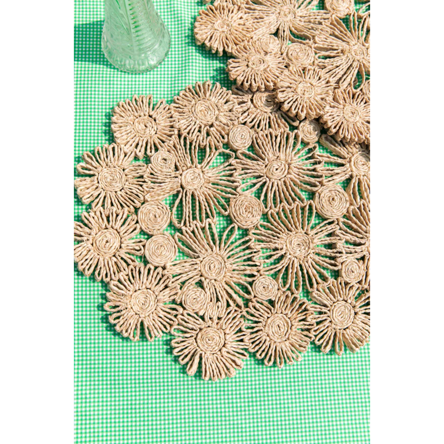 Fleur Raffia Woven Placemat