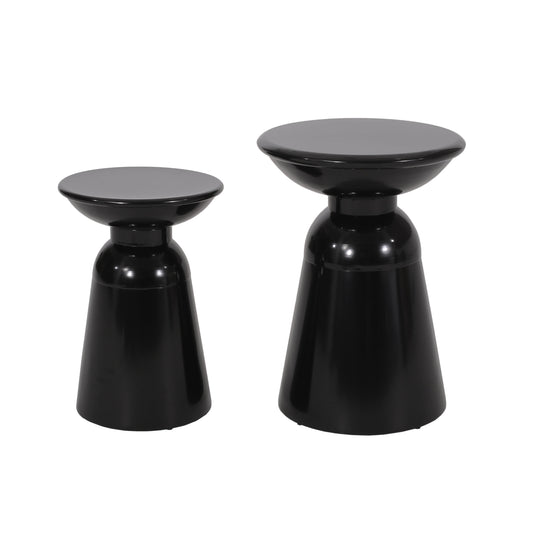 Noir Metal Side Table