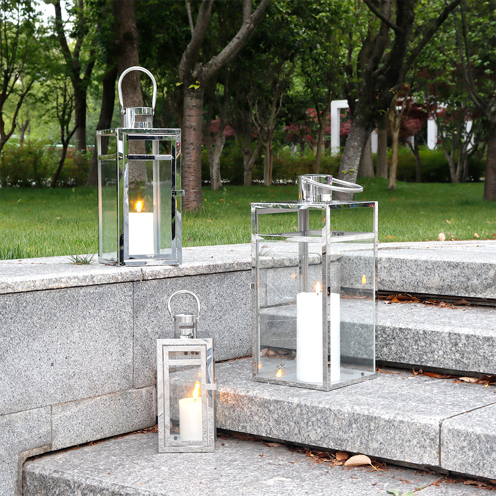 Stainless Steel Lantern Candle Holder