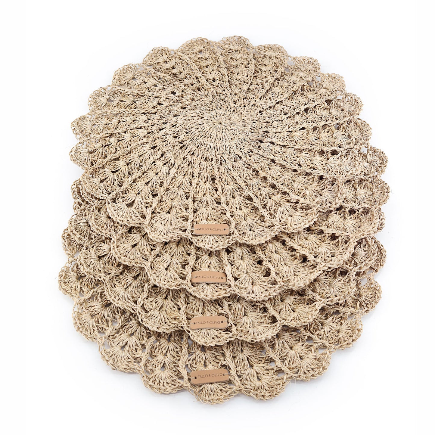 Hand Crocheted Round Placemat - Gio