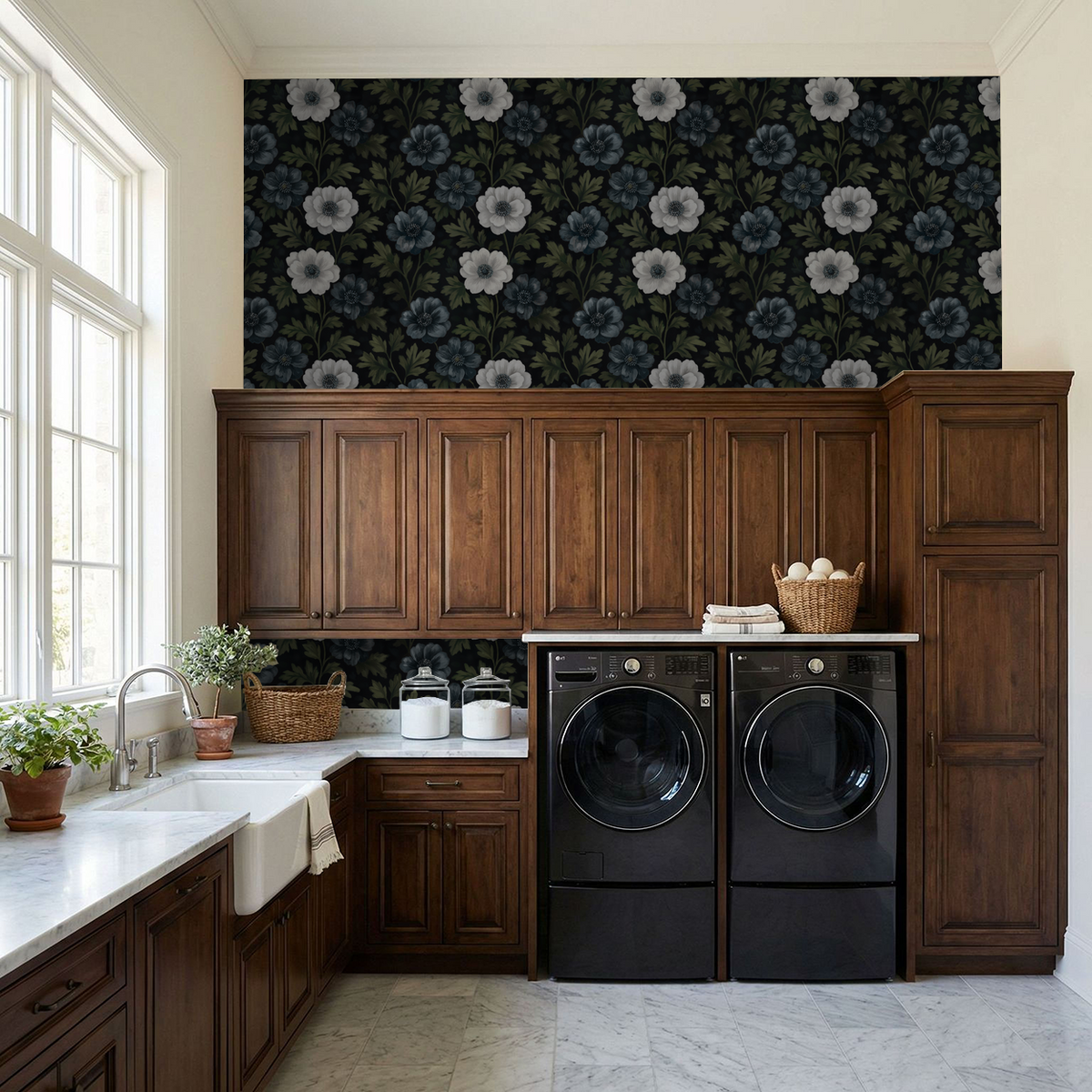 Nocturne Bloom Wallpaper X Peony & Honey