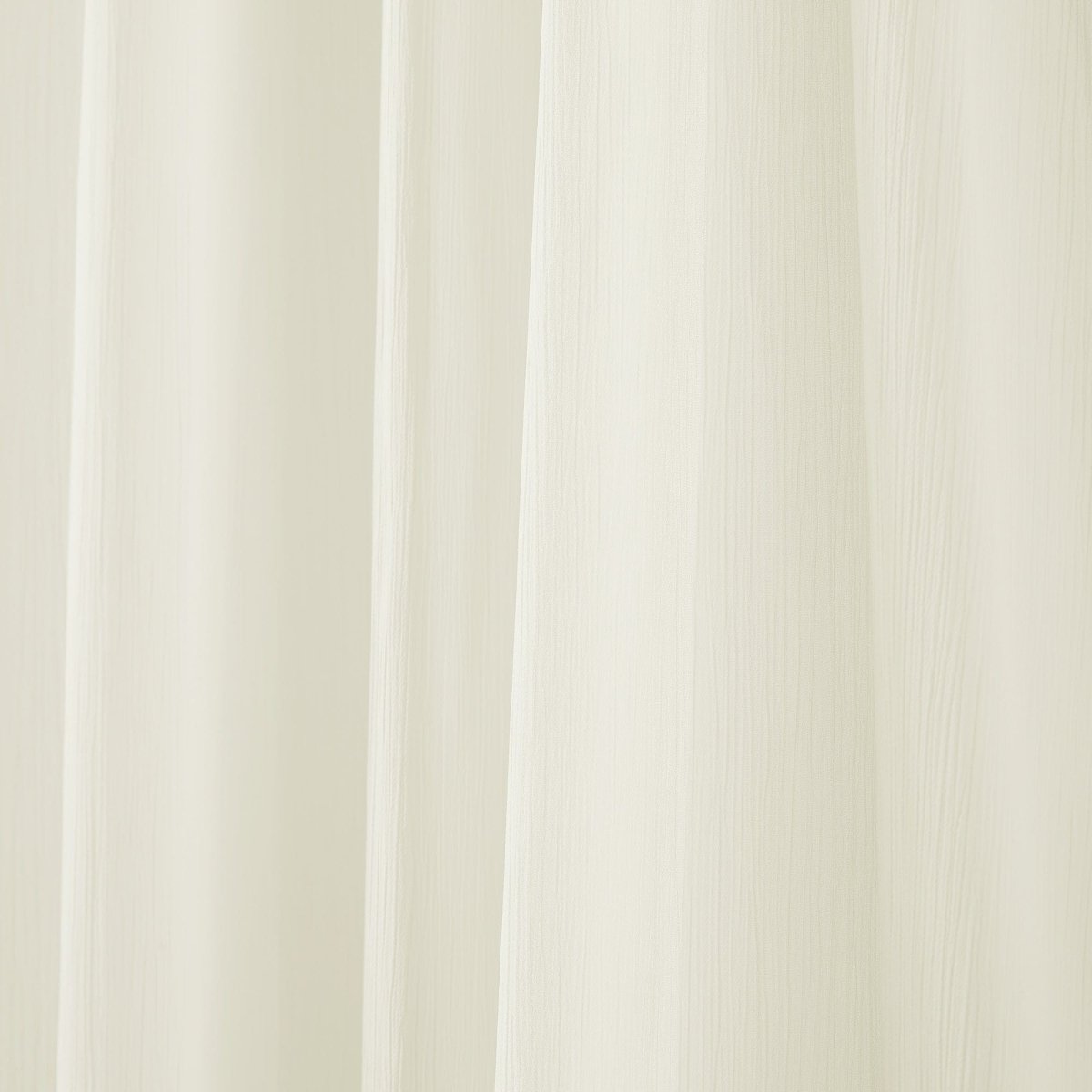 Georgette Sheer Ruffle Curtain Panels