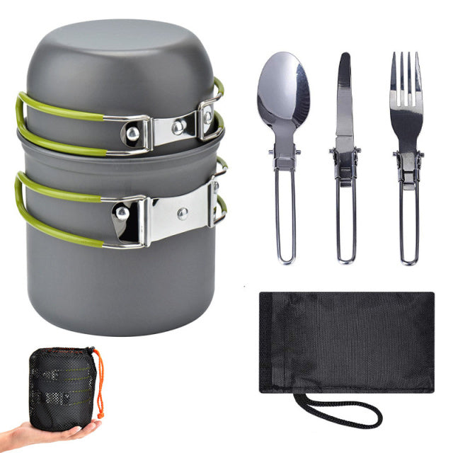 Portable Outdoor Camping Tableware Kit