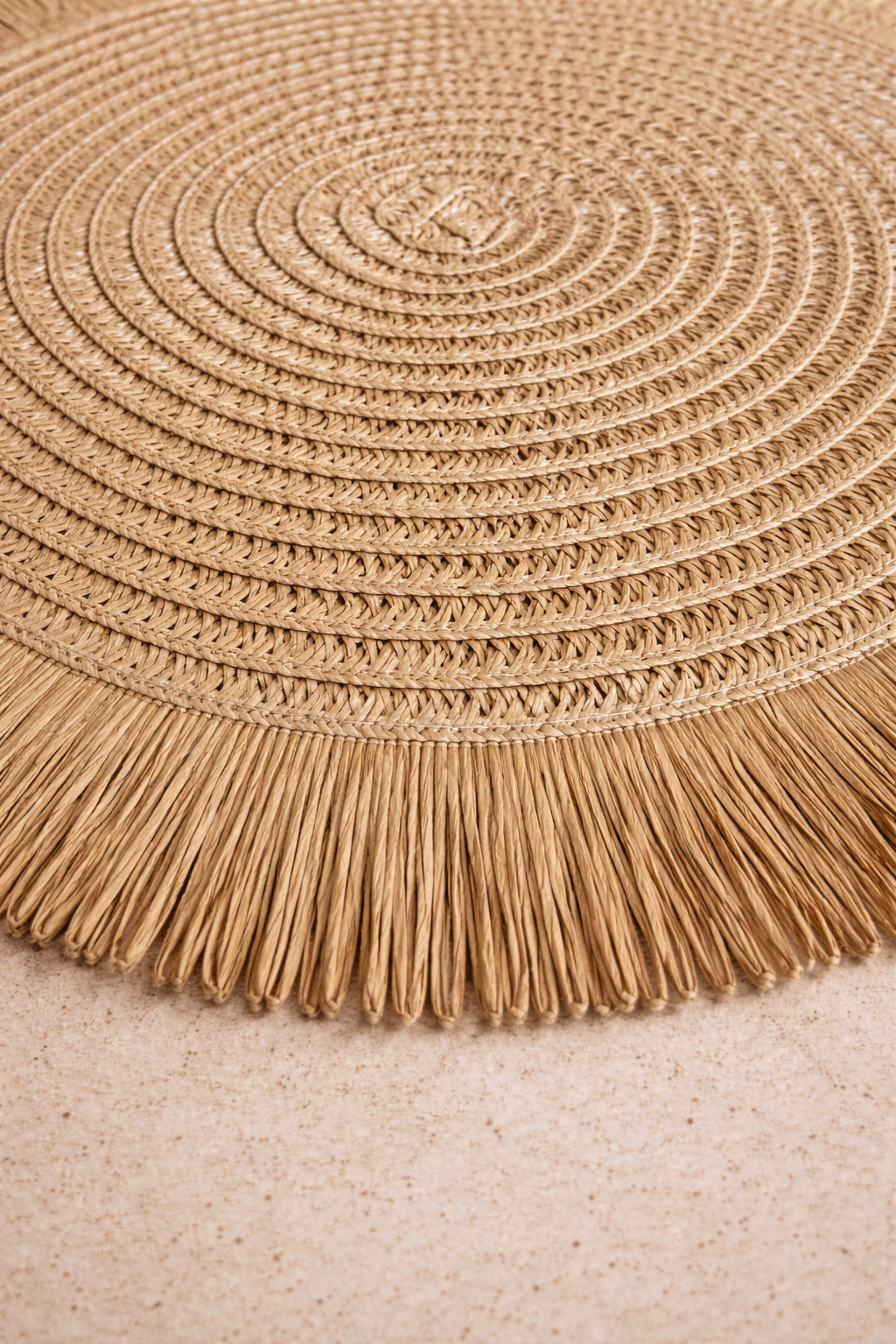 Santorini Straw Fringe Placemats