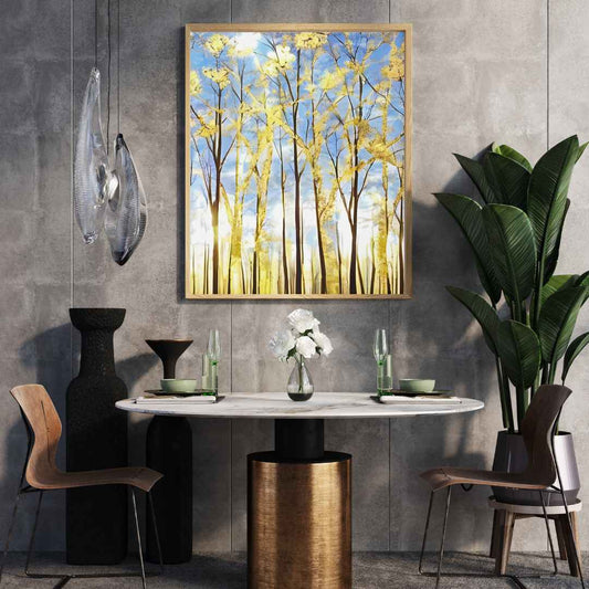 Golden Forest Canvas