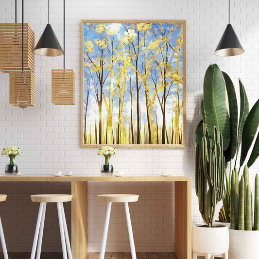 Golden Forest Canvas