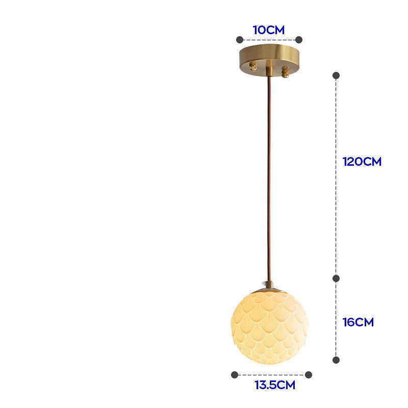 Nordic-Japanese Simple Porcelain Chandelier