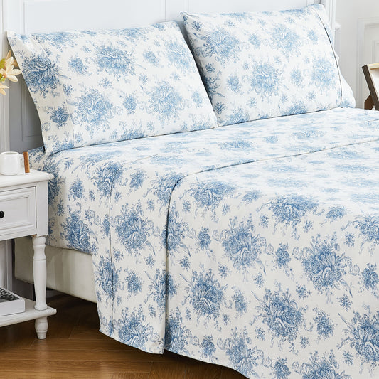 Petit Toile Flannel Sheet Sets