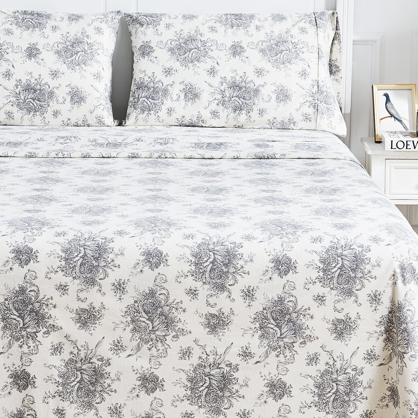 Petit Toile Flannel Sheet Sets