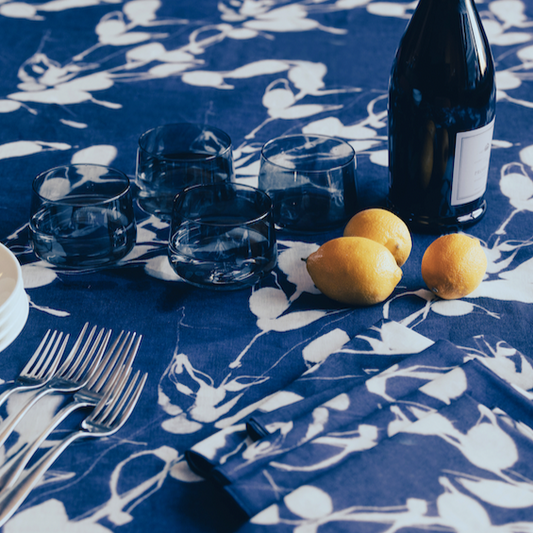 Porto Print in Indigo Napkin Set of 4