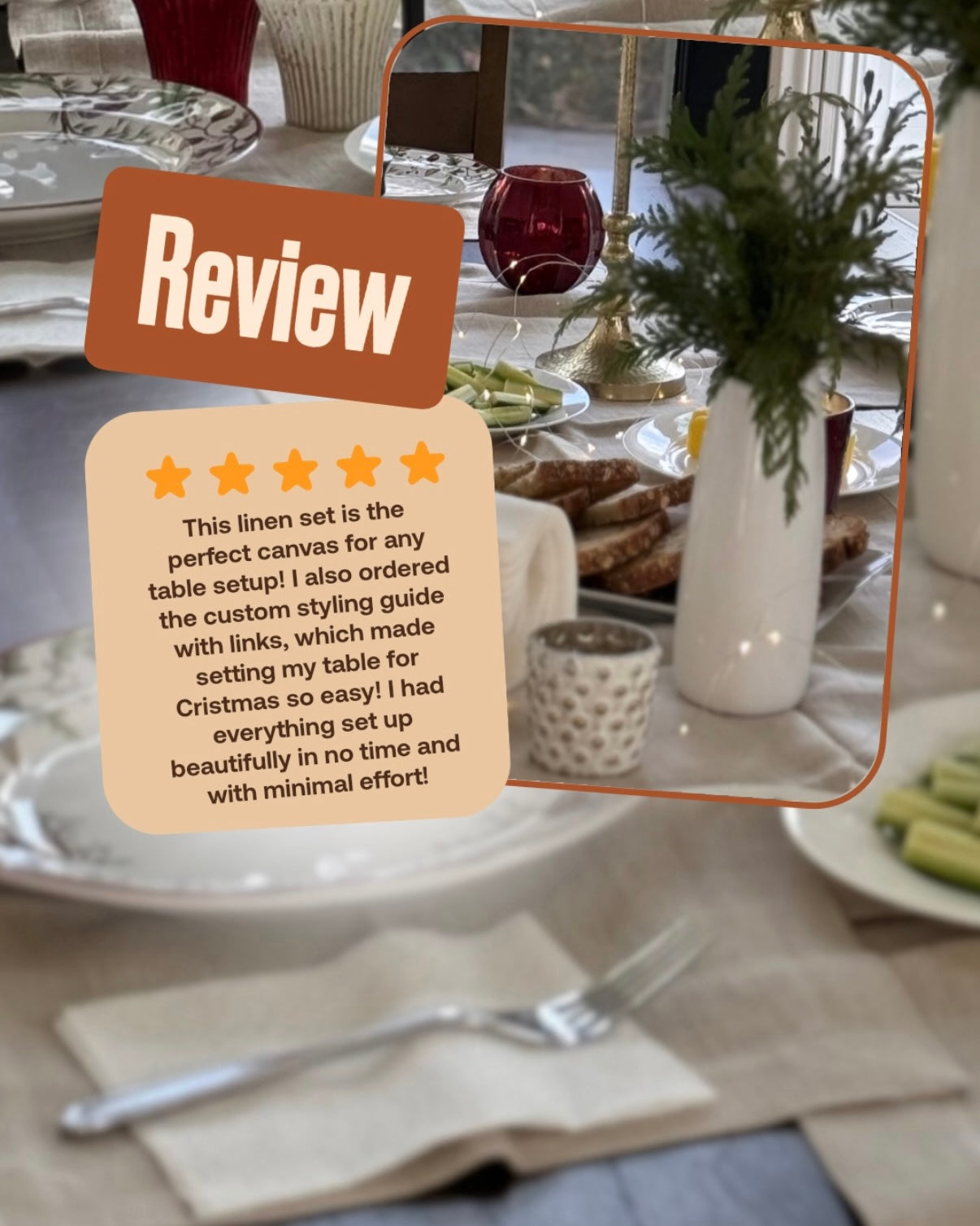 Lara Soft Linen Table Runners