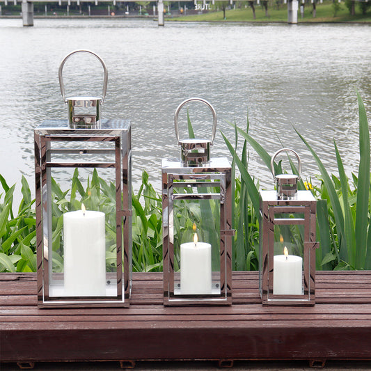 Stainless Steel Lantern Candle Holder