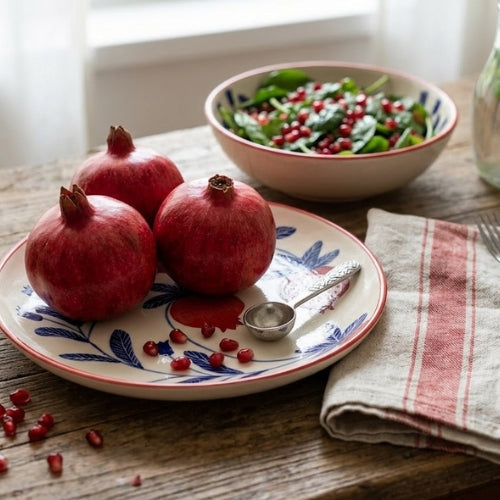 Anaar Plate | 7 Inch Snack | Set of 2