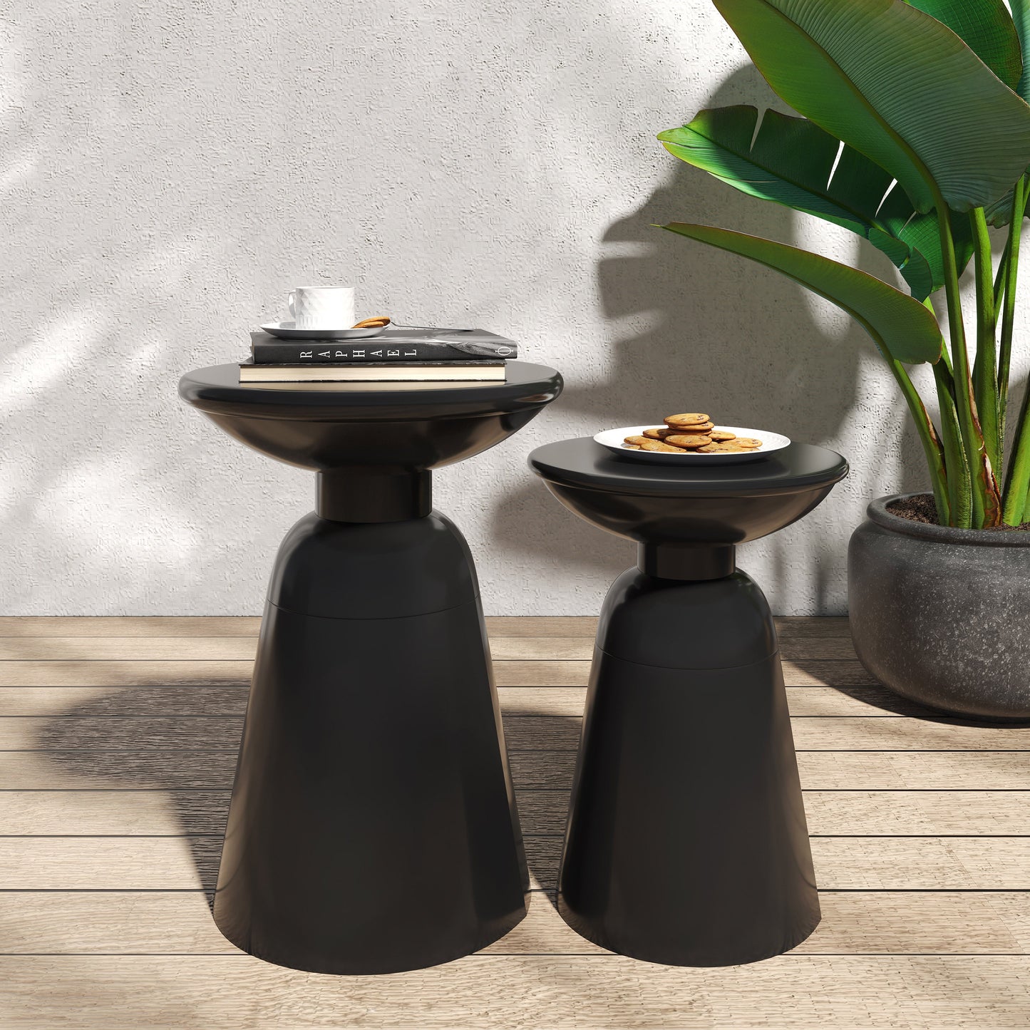 Noir Metal Side Table