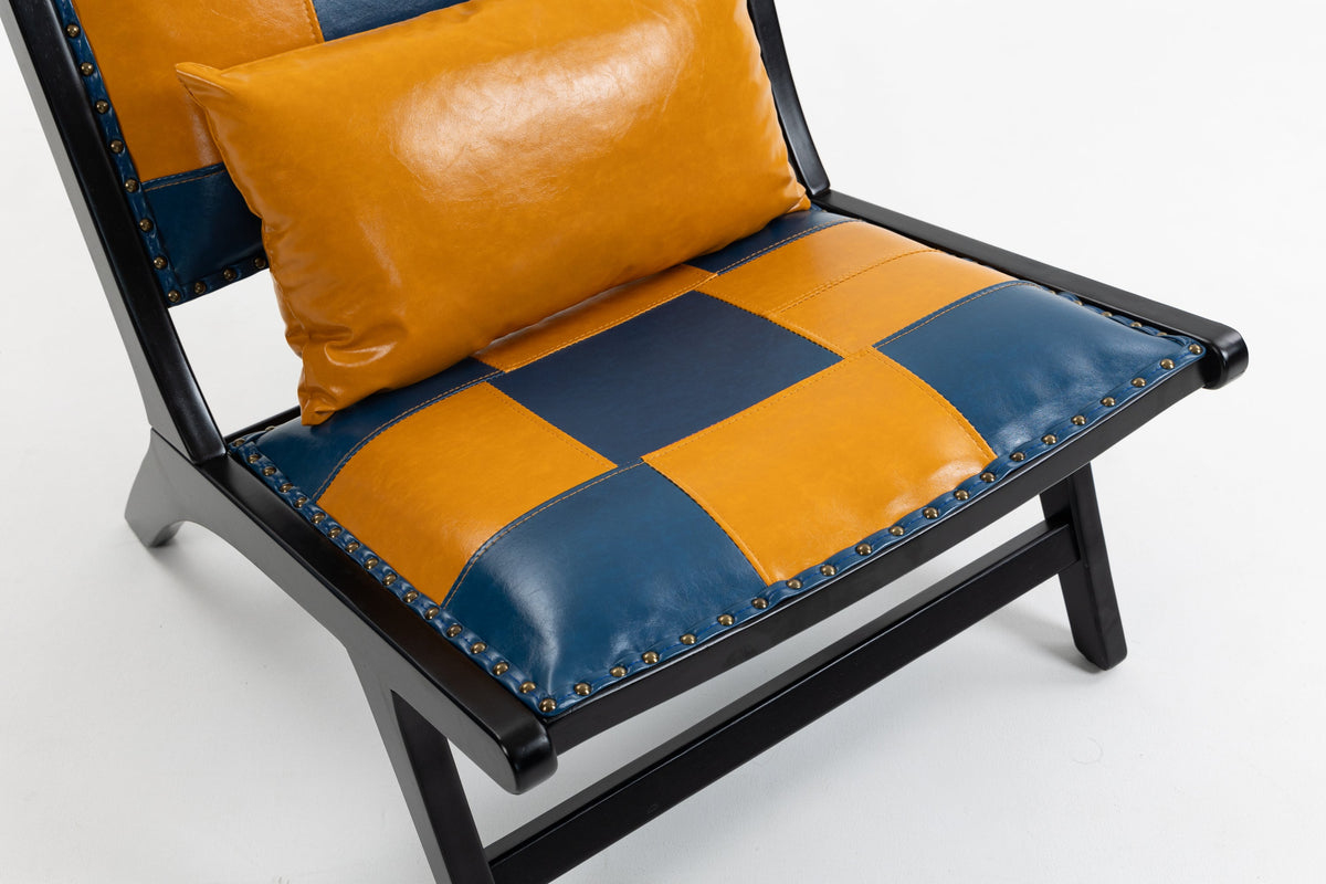 Scandinavian Modern Boho Accent Chair