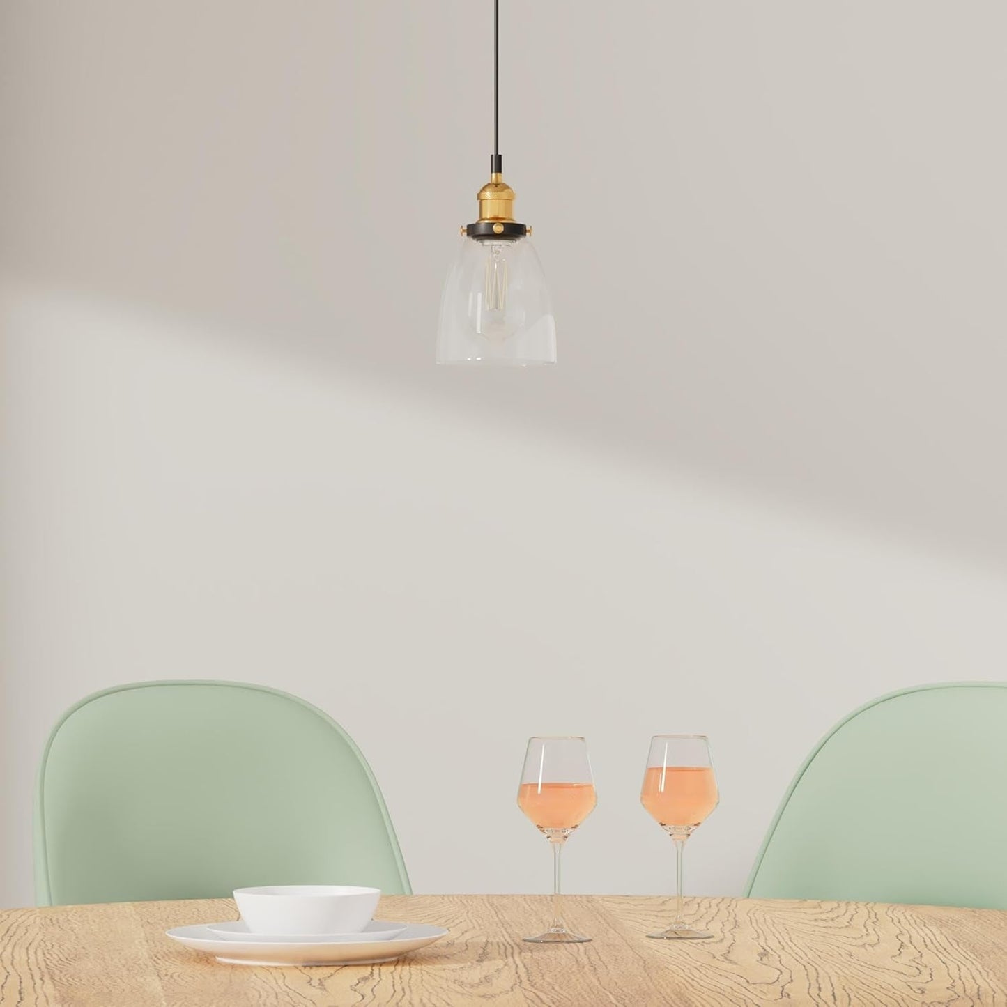 Grandé Bell Shaped Glass Pendant Light