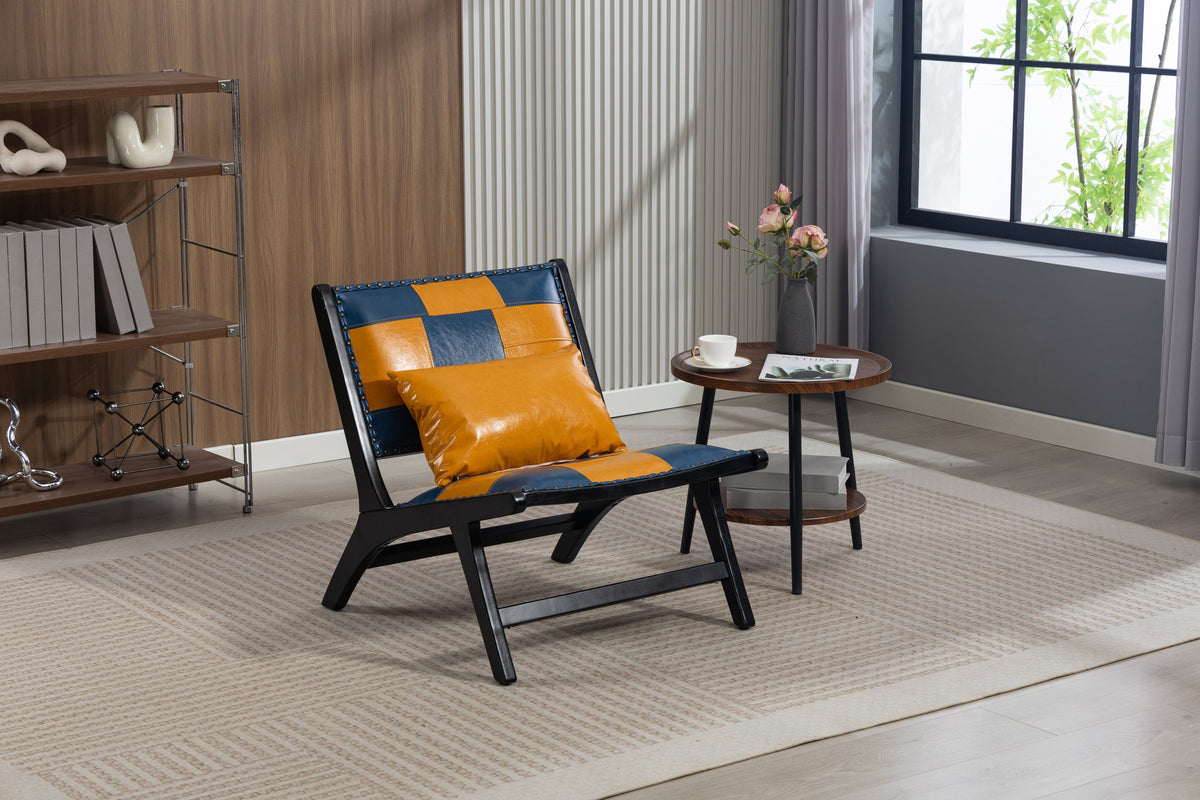 Scandinavian Modern Boho Accent Chair