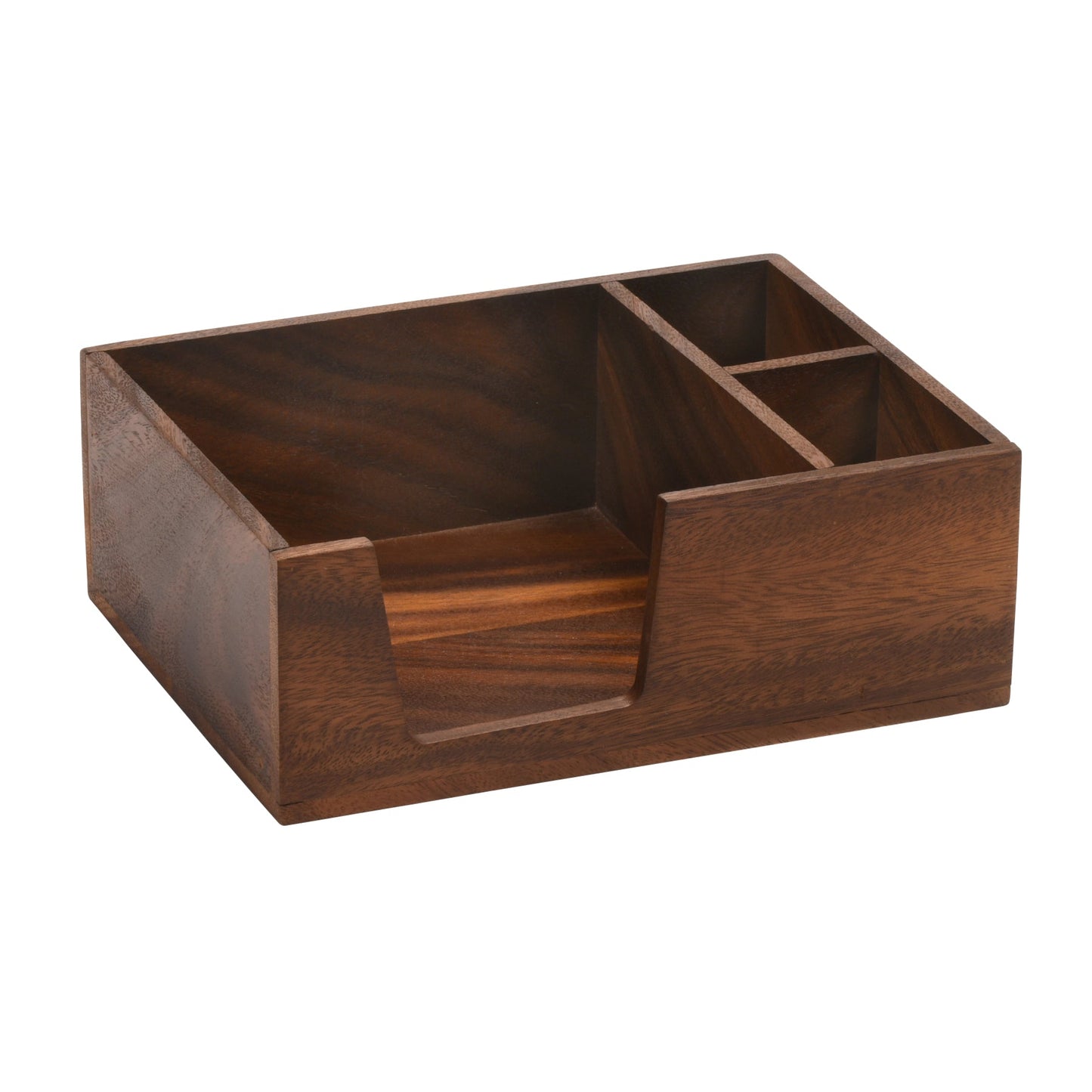 Oler Acacia Wood Flatware Caddy