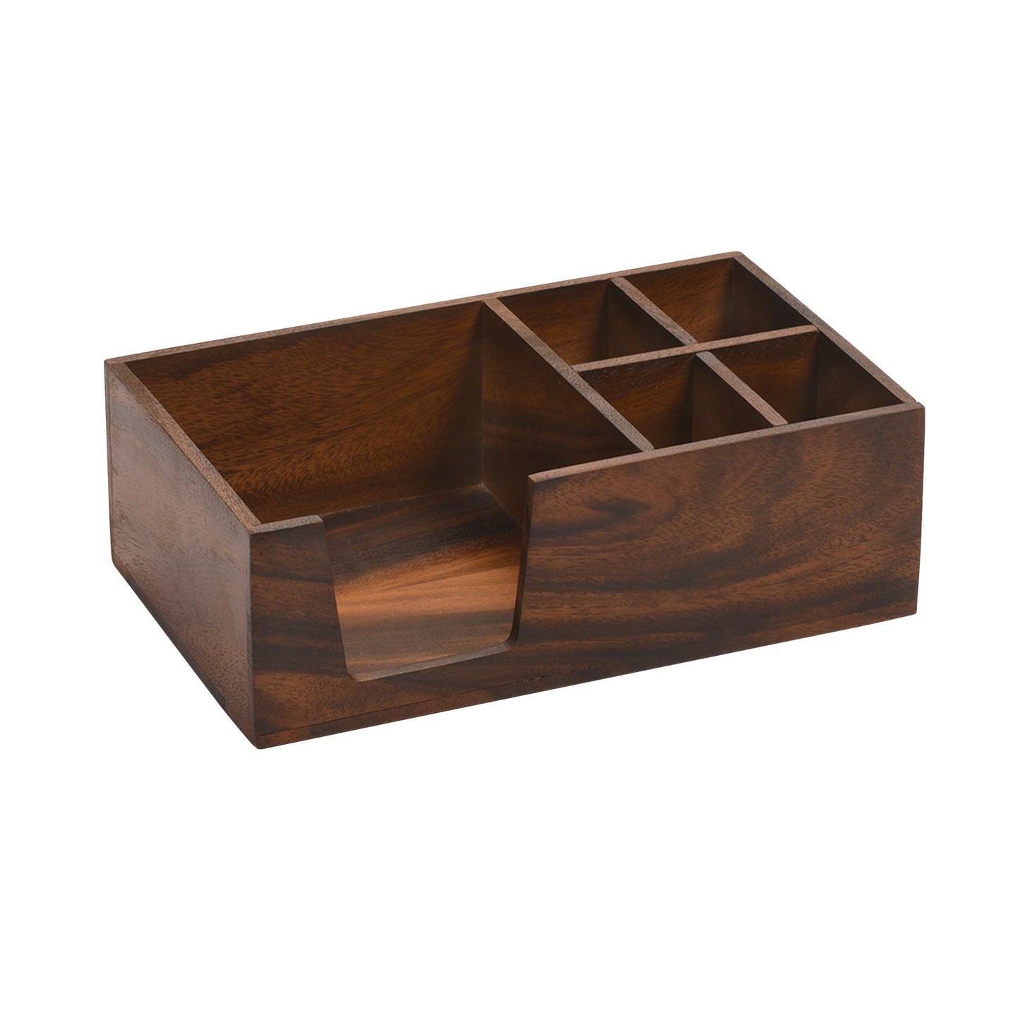 Oler Acacia Wood Flatware Caddy
