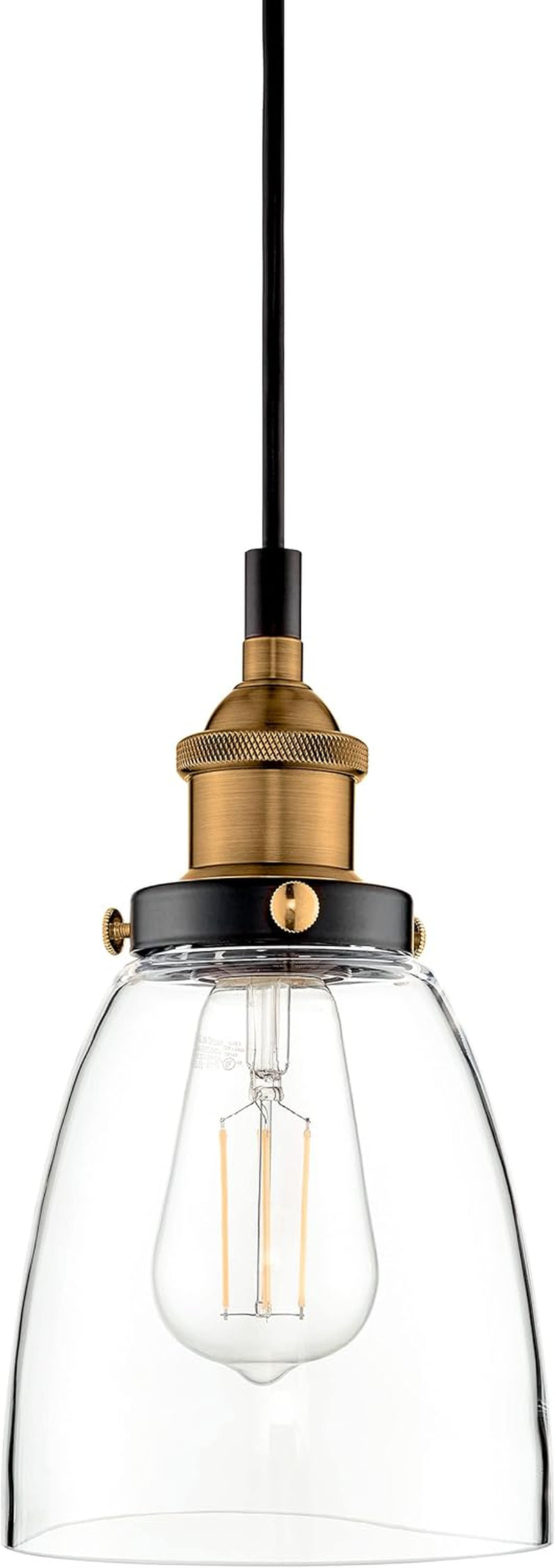 Grandé Bell Shaped Glass Pendant Light