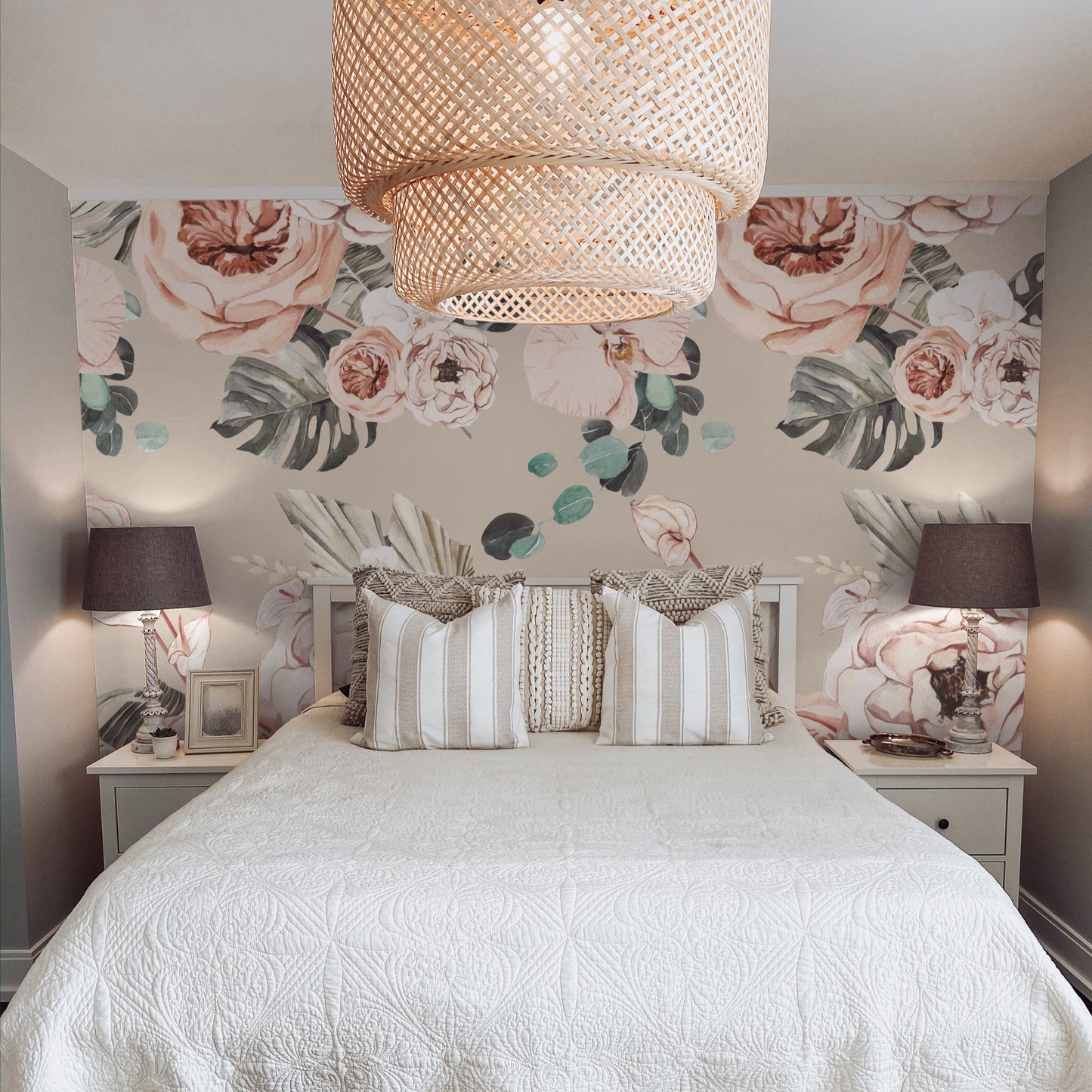 Terracotta Blooms Wallpaper - 2 FT H X 9.5 FT W LUXE