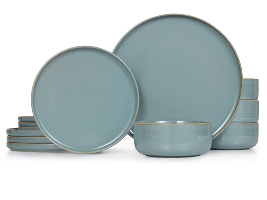 Somerset Collection-Ceramic 12 piece Dinnerware Set