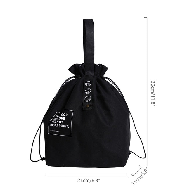 Insulated Drawstring Bento Lunch Bag