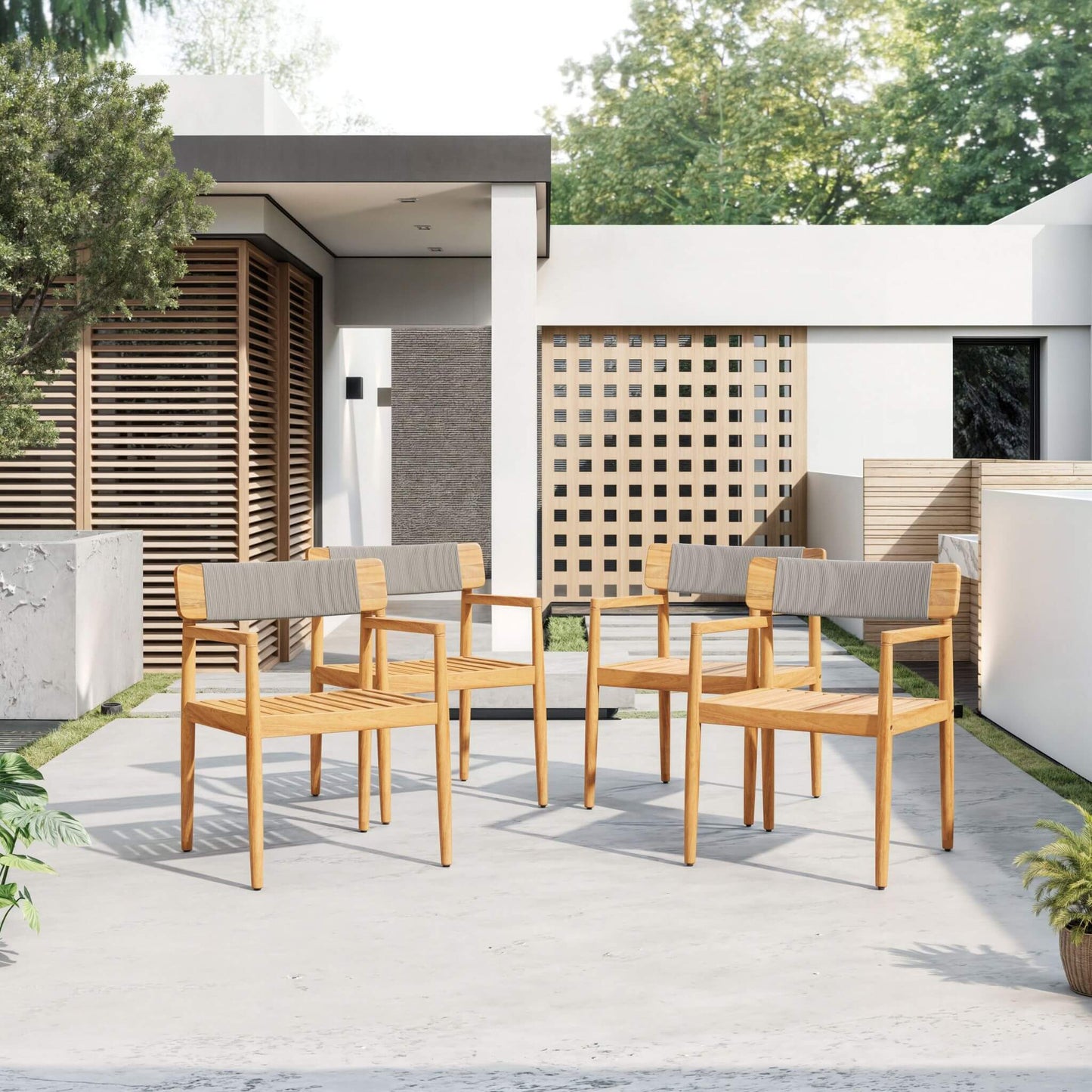 Alora Premium Acacia Wooden Outdoor Furniture Set