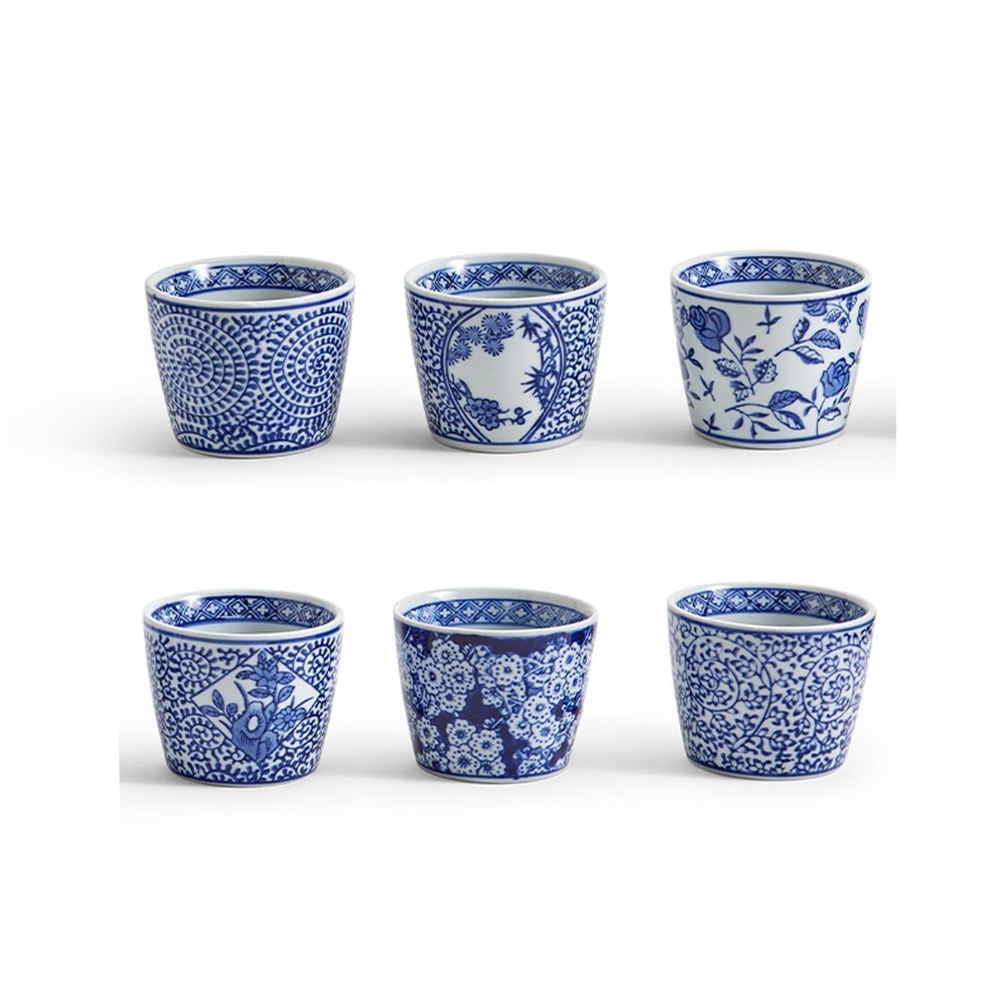 Mini Bleu Chinoiserie Cachepots