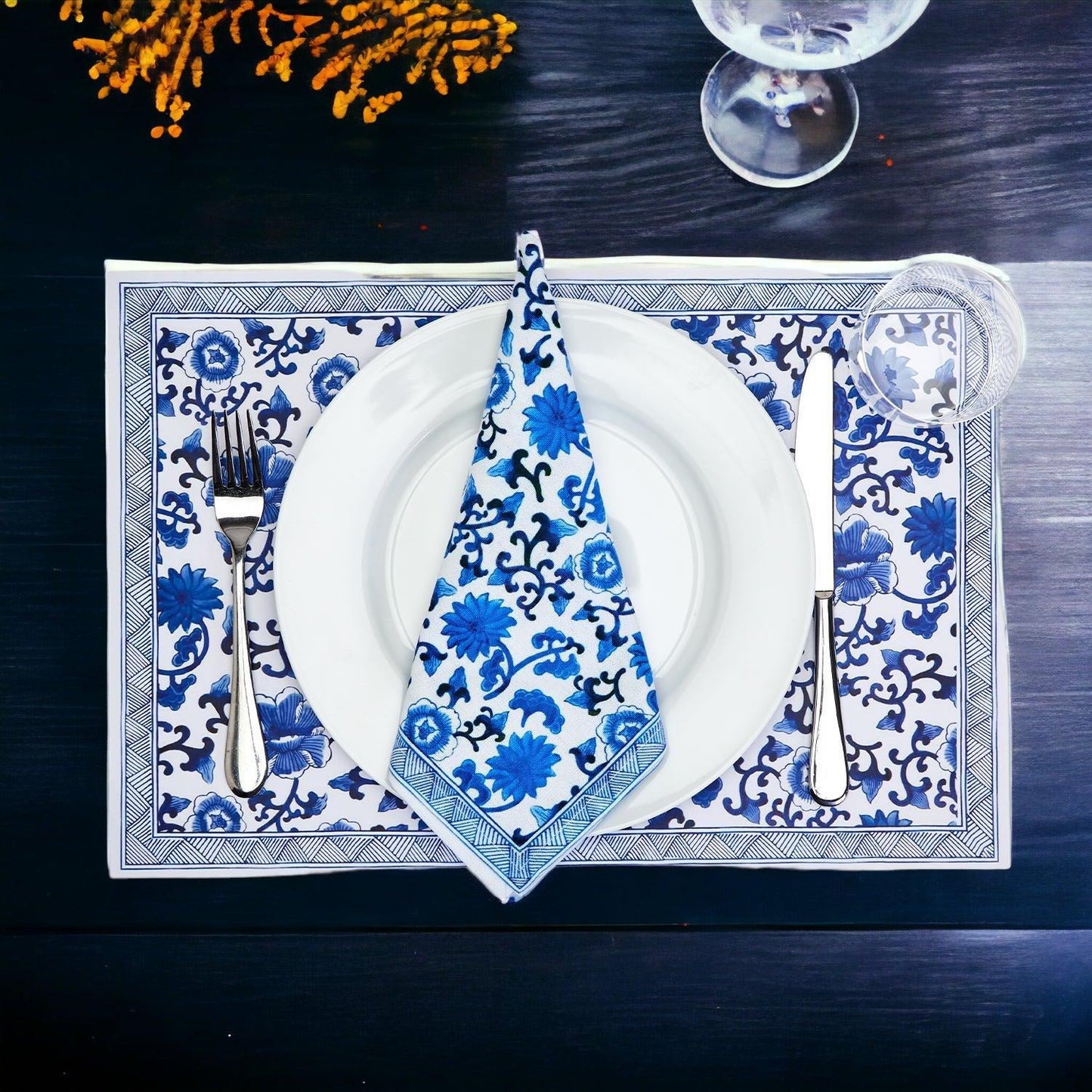 Chinoiserie Bleu Placemats