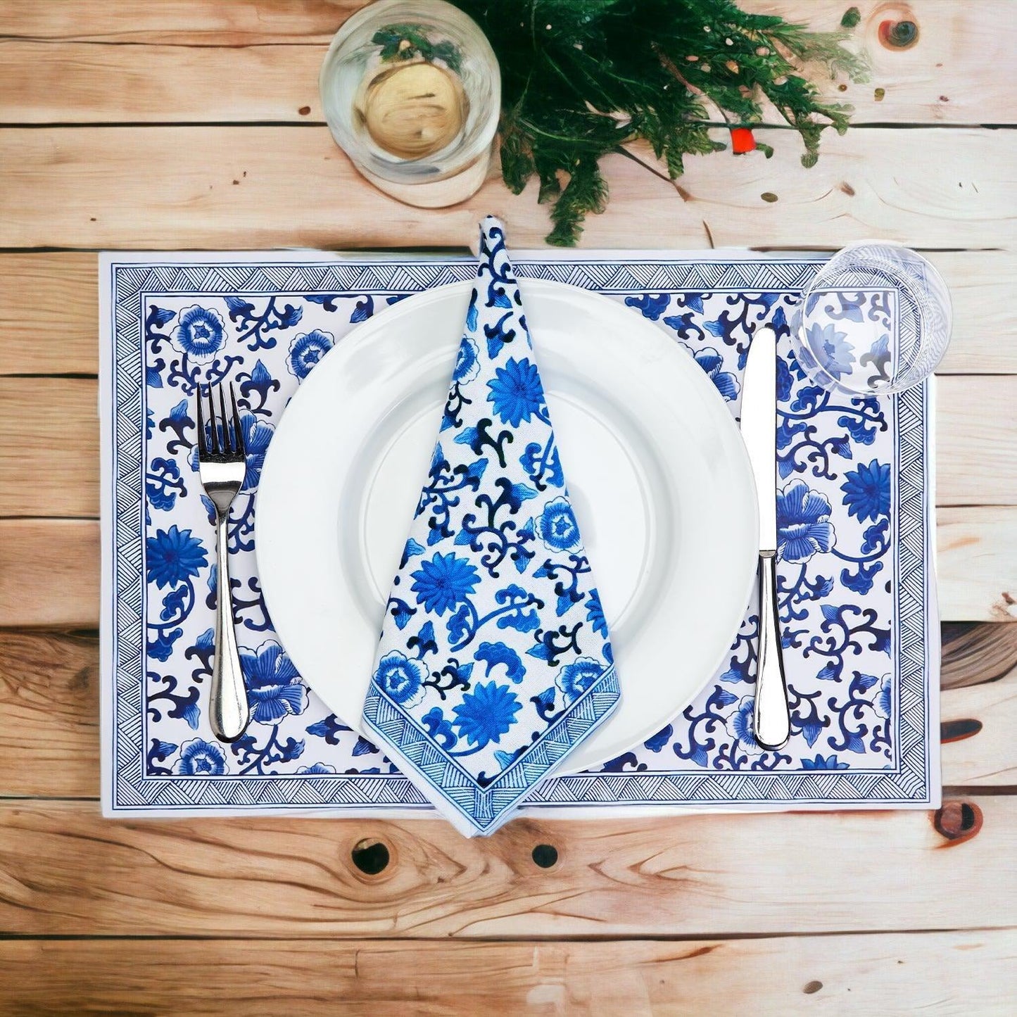 Chinoiserie Bleu Placemats