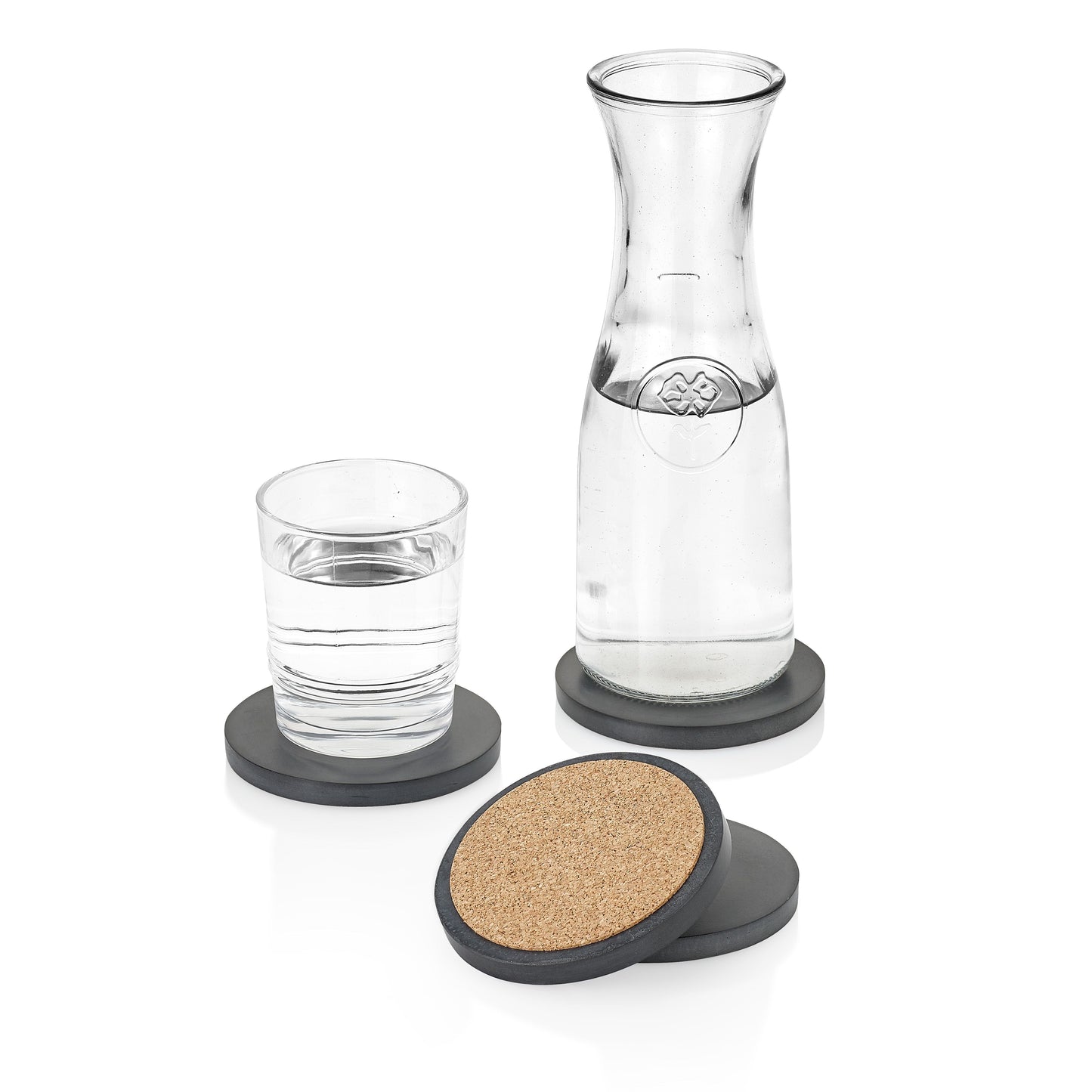 Charcoal Concrete Coasters