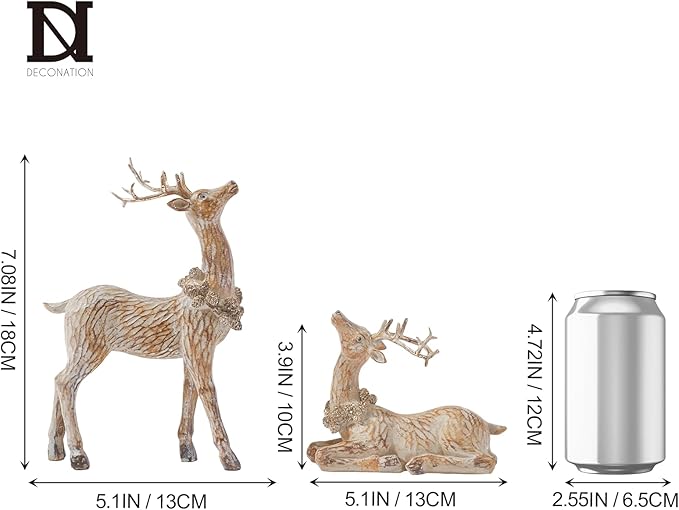 Reindeer Christmas Figurines