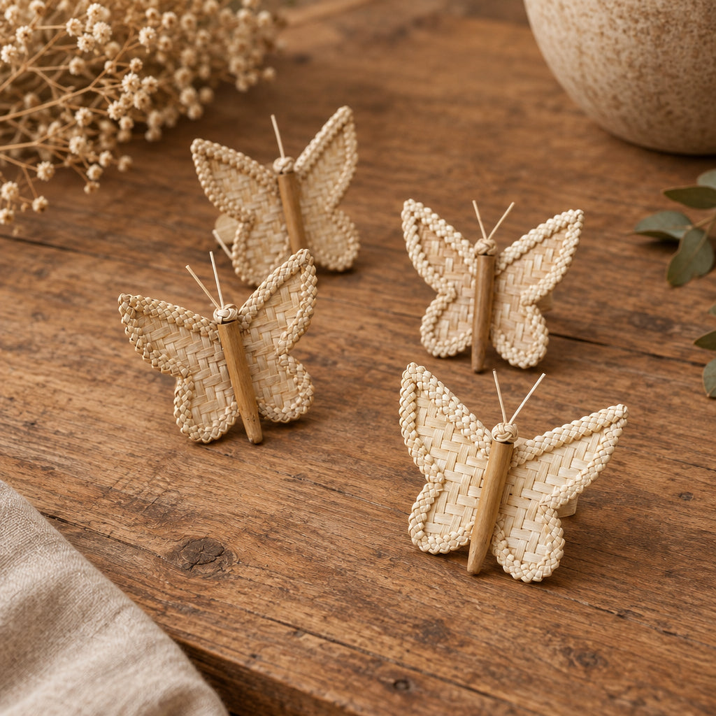Butterfly Bamboo Napkin Ring