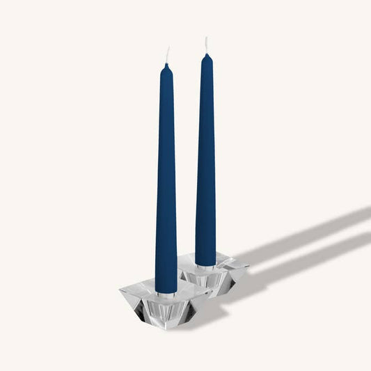 Sapphire Blue Taper Candles