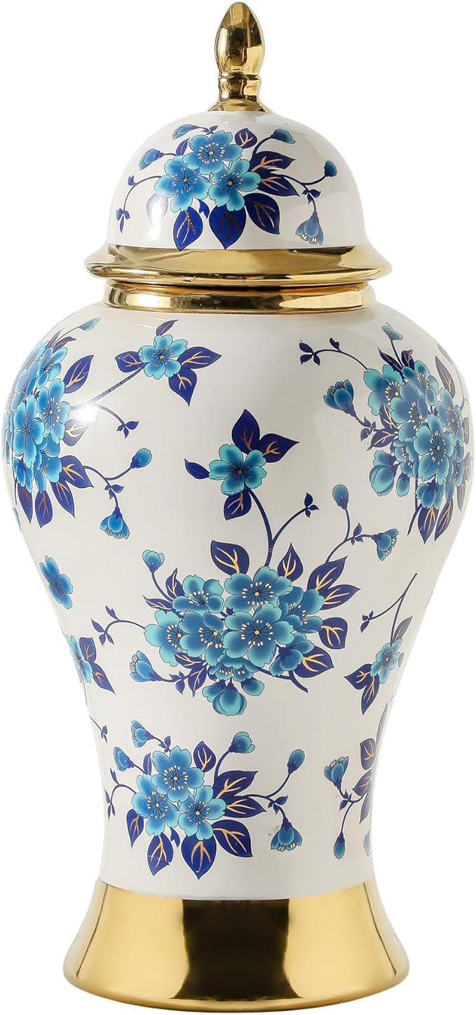 Chinoiserie Blue Ginger Jars