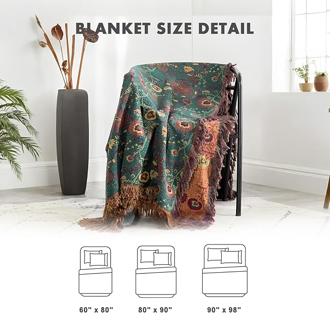 Floral Cotton Reversible Quilt