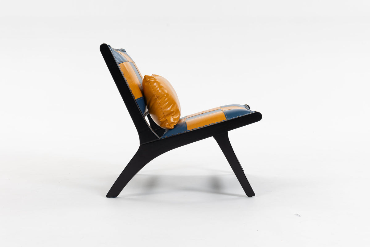 Scandinavian Modern Boho Accent Chair