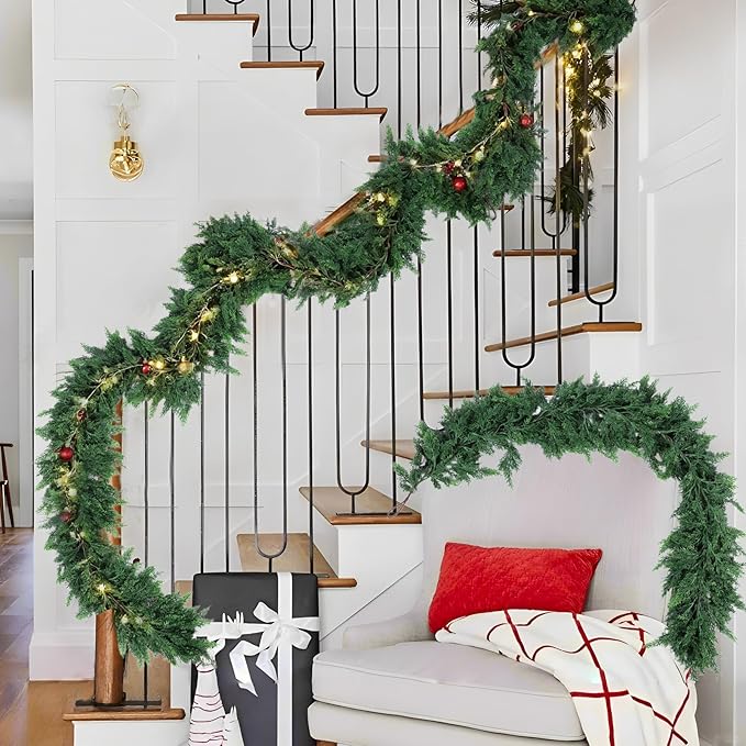 Hananona Faux Cedar Garland | 6 ft